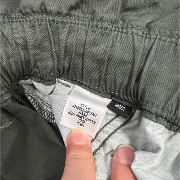 Veronica Beard Jeans Tedi Tapered High Rise Dark Olive Forest New Army Green - Picture 8 of 11